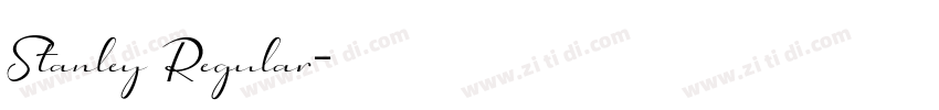 Stanley Regular字体转换 Stanley Regular字体转换